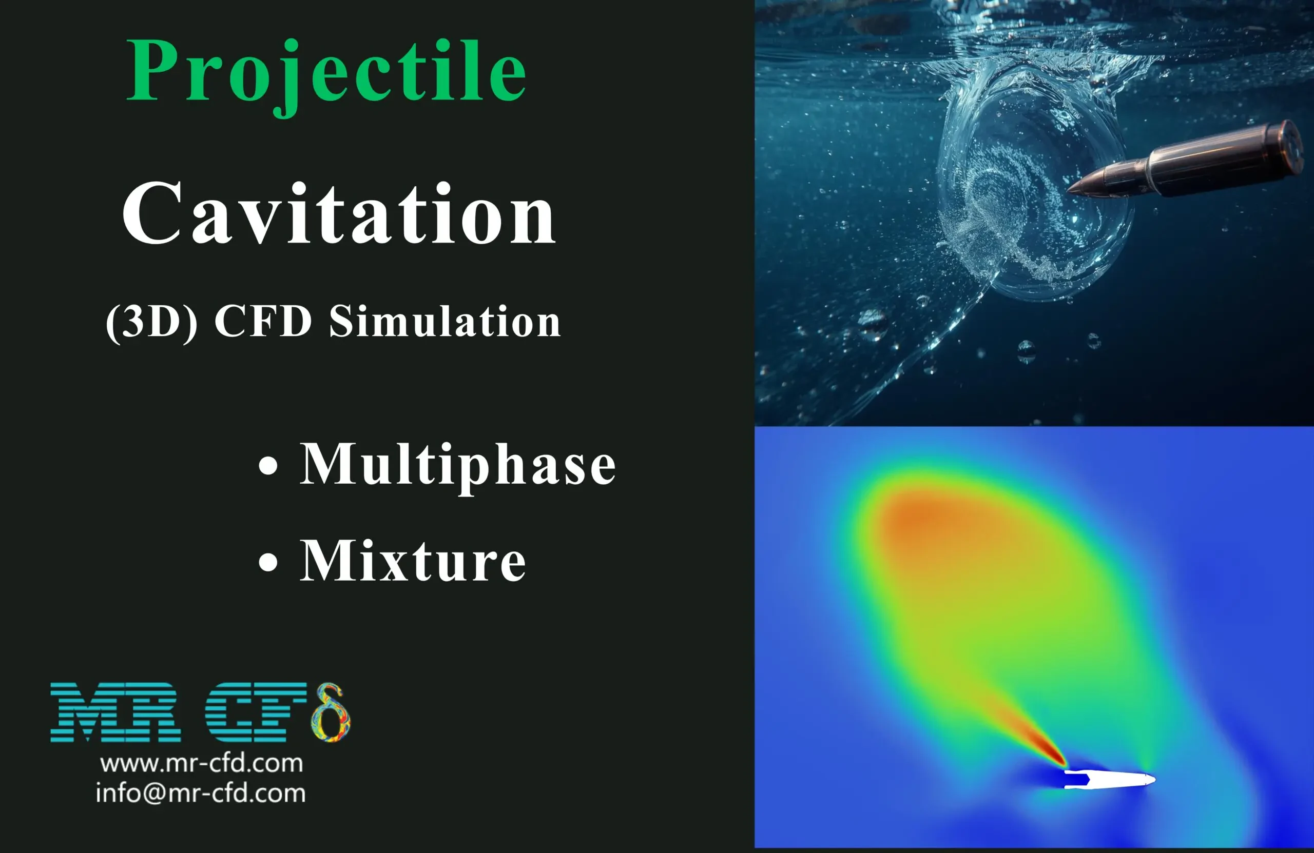 Projectile Cavitation (3D) CFD Simulation