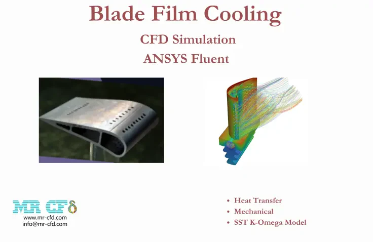 Blade Film Cooling CFD Simulation, ANSYS Fluent Training