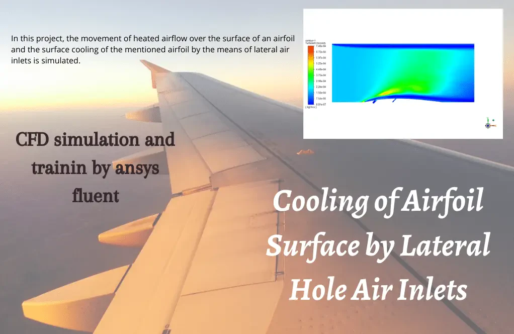 Cooling of Airfoil Surface by Lateral Hole Air Inlets