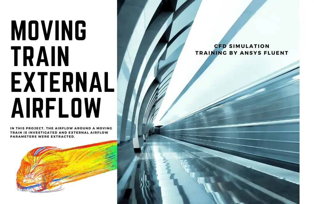 Train External Airflow CFD Simulation, ANSYS Fluent Training