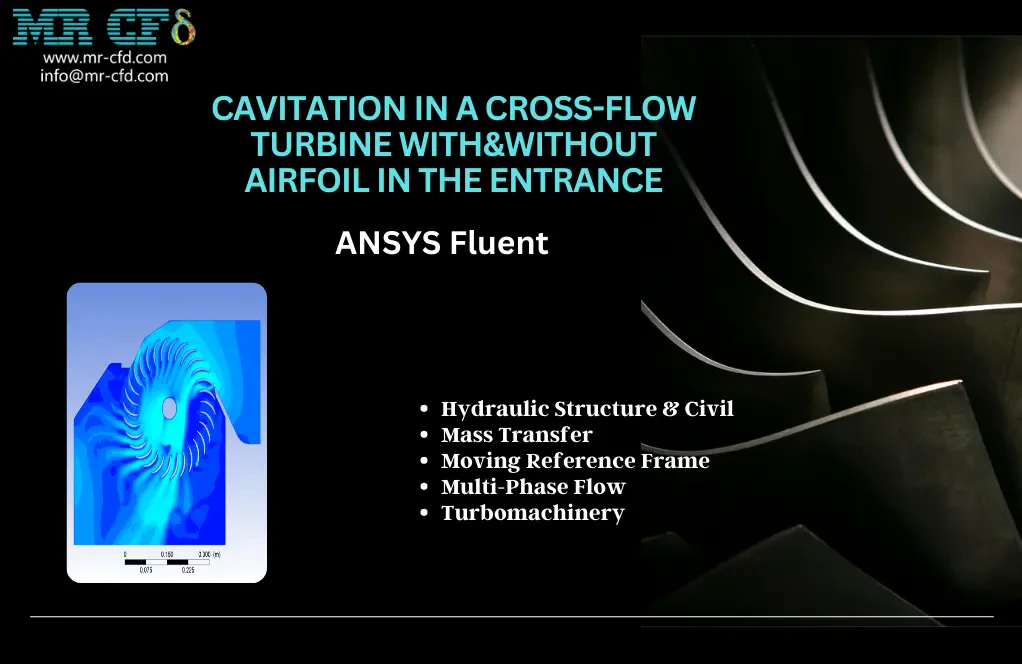 Cavitation in a Cross-Flow Turbine CFD Simulation