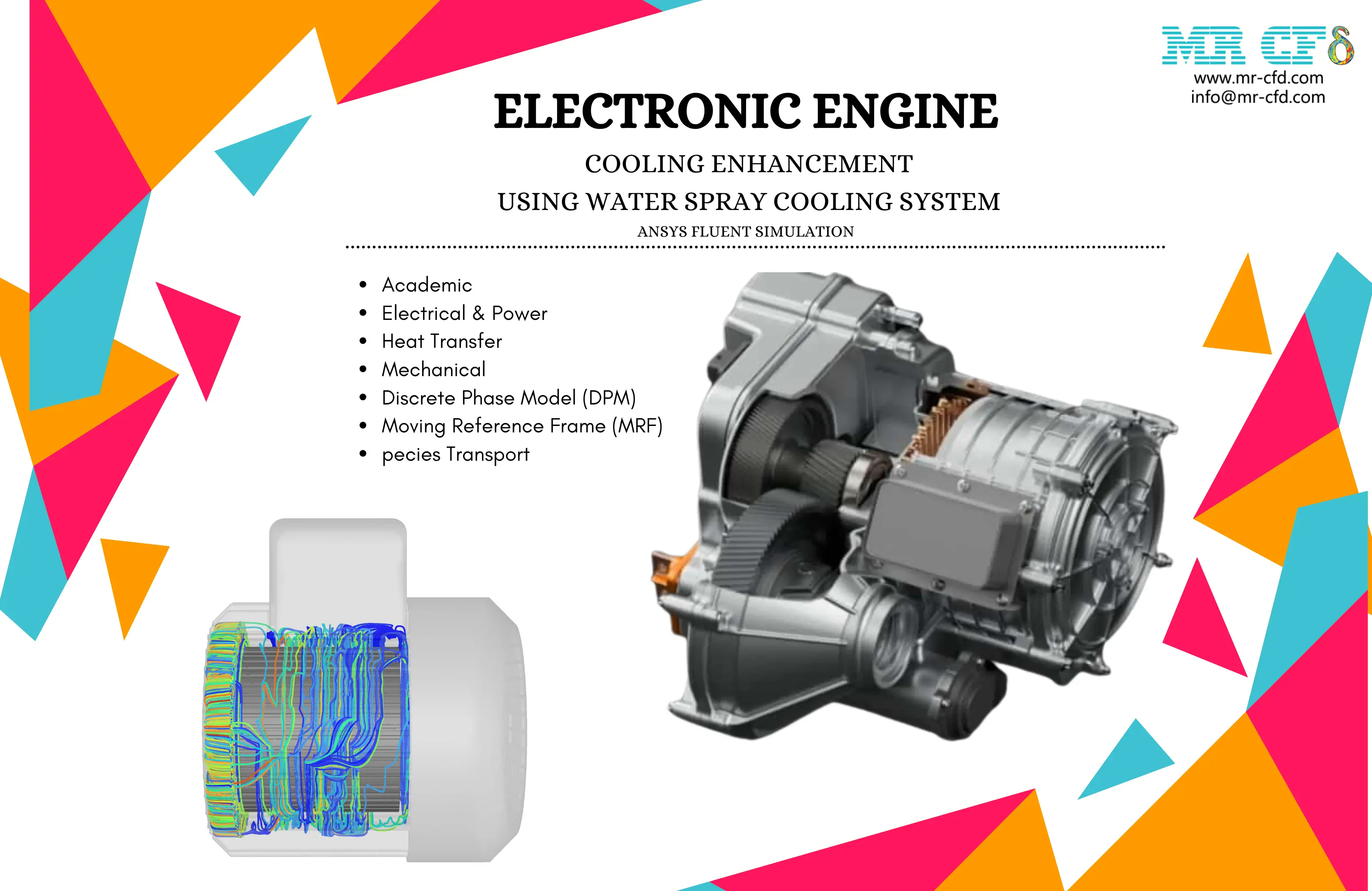 Electronic Engine Cooling Enhancement with and without Water Spray Cooling System