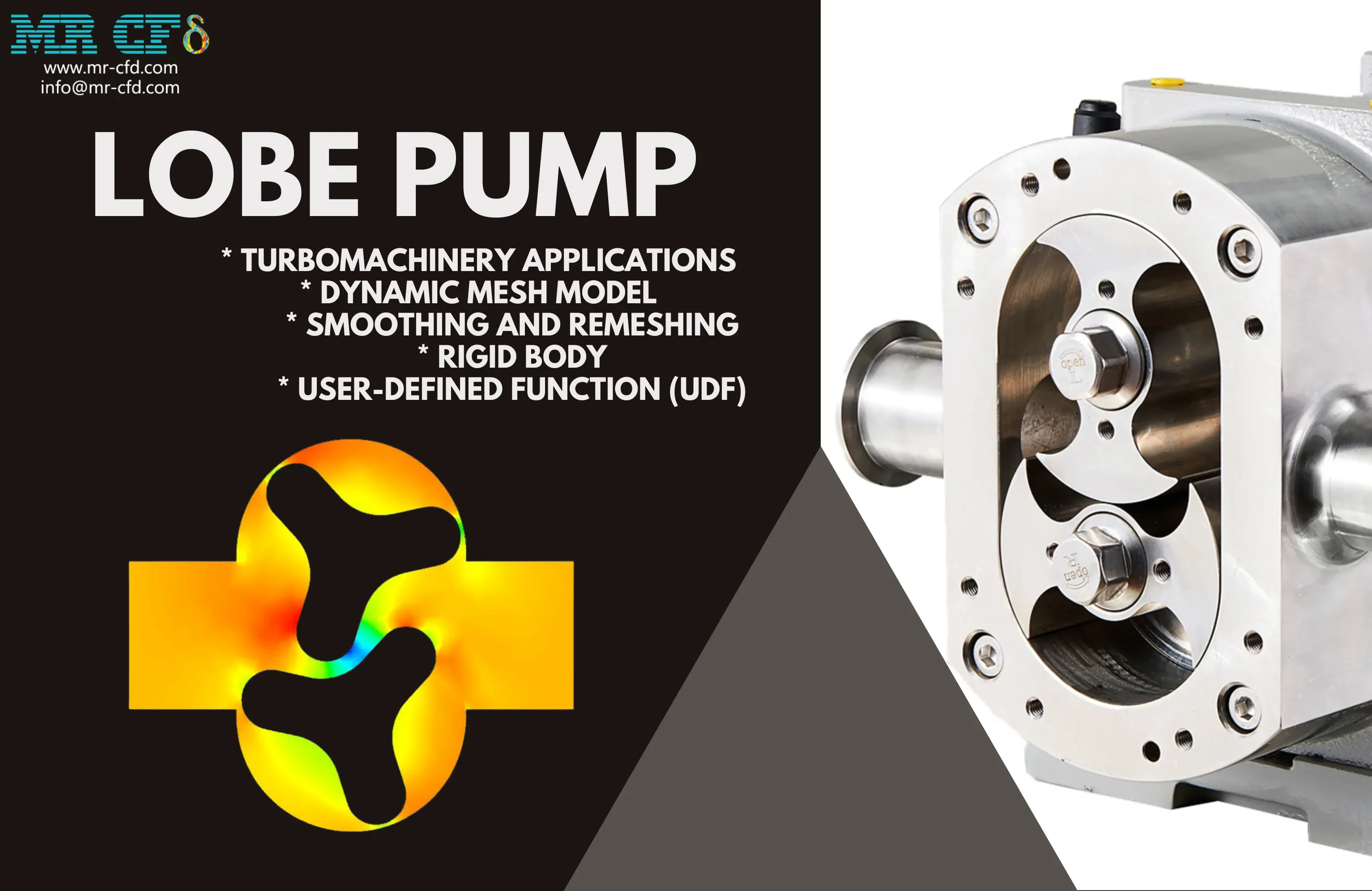 Lobe Pump CFD Simulation, ANSYS Fluent Training