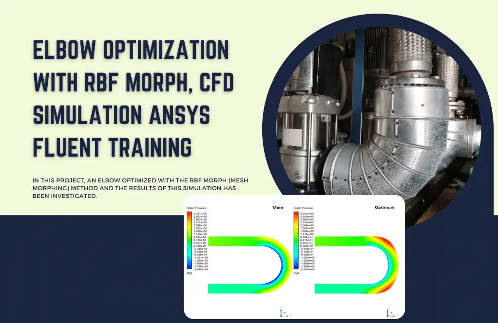 Elbow Optimization with RBF Morph, CFD Simulation Ansys Fluent Training