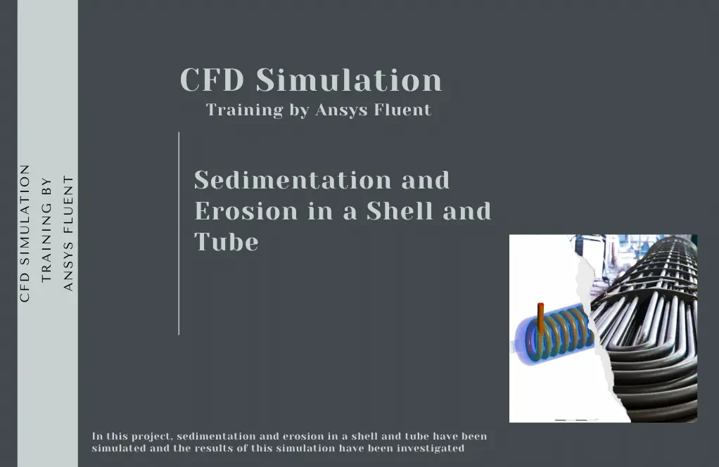 Sedimentation and Erosion in a Shell and Tube, Ansys Fluent CFD Simulation Training