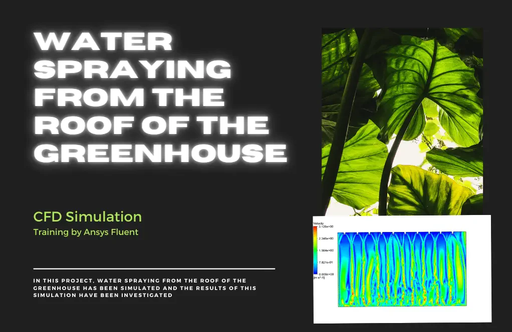 Water Spraying from the Roof of the Greenhouse