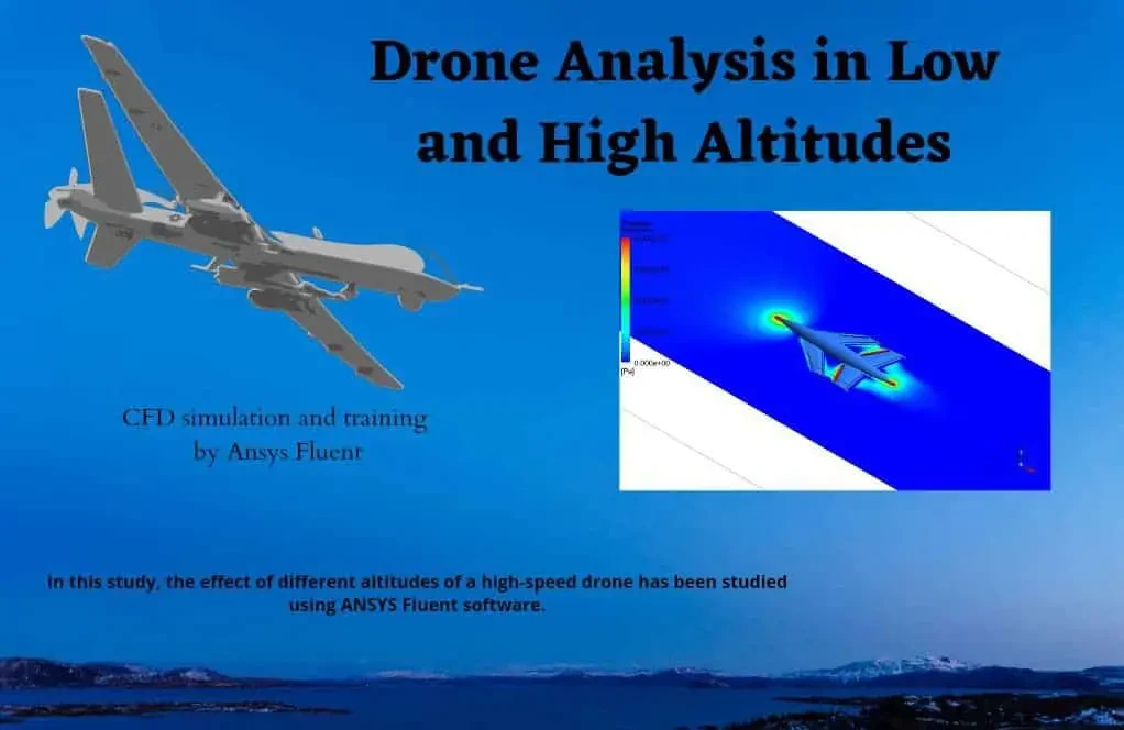 Drone CFD Analysis in Low and High Altitudes, ANSYS Fluent Simulation Training