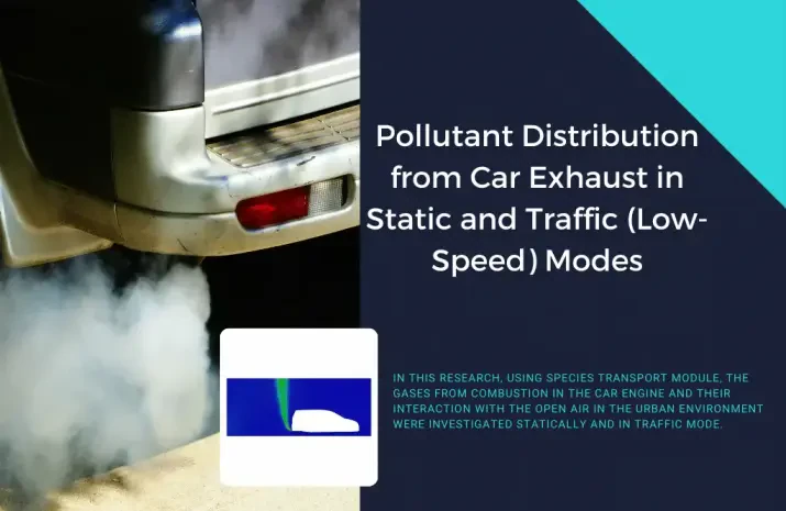 Pollutant Distribution from Car Exhaust in Static and Traffic (Low-Speed) Modes