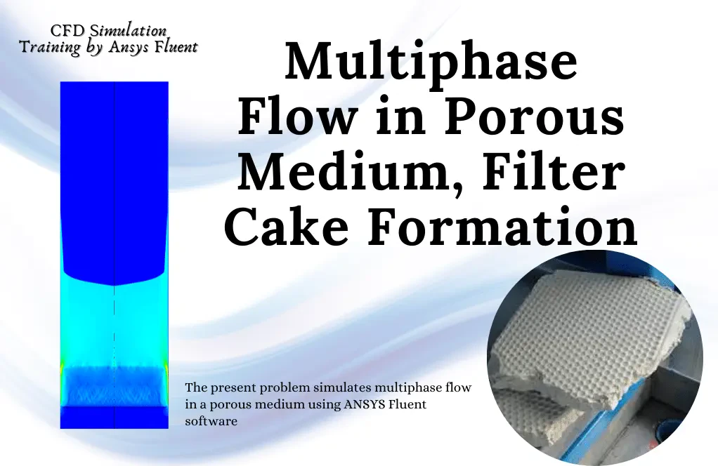 Multiphase Flow in Porous Medium, Filter Cake Formation, ANSYS Fluent CFD Simulation Training