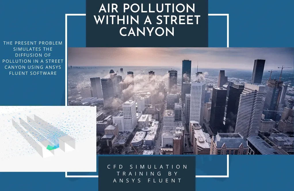 Air Pollution within a Street Canyon, CFD Simulation, ANSYS Fluent Training